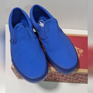 Vans Kids Classic Slip-on Translucent Blue Size 3.0